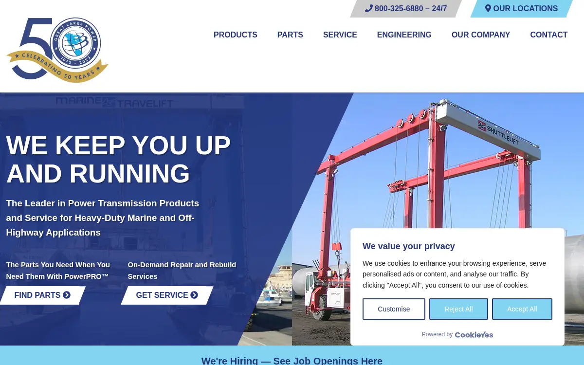 Homepage of Gl Power, INC.