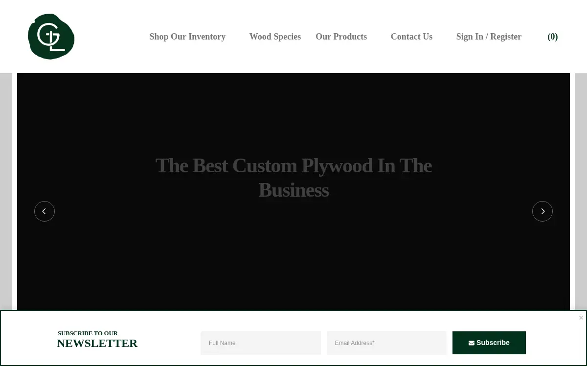 Homepage of G - L Veneer Co., INC.
