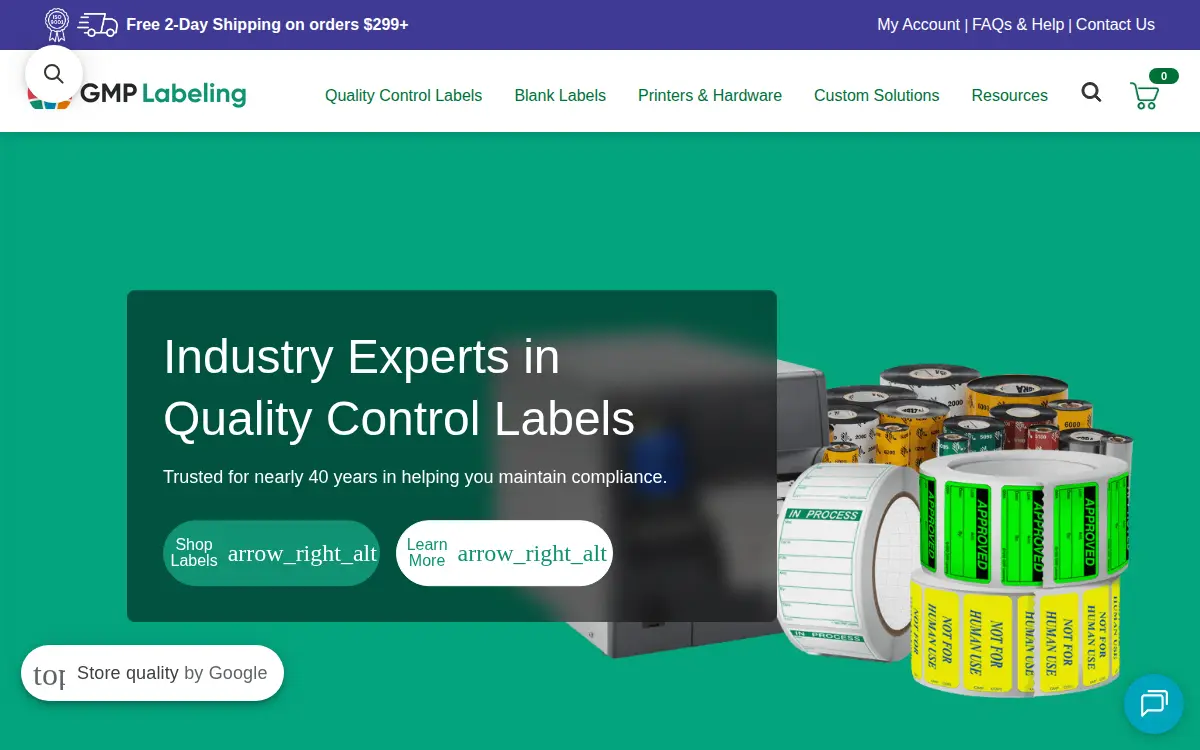 Homepage of Gmp Labeling INC