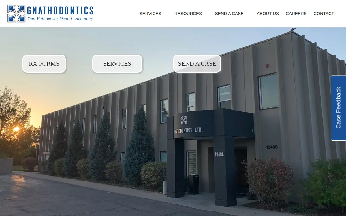 Homepage of Gnathodontics, Limited