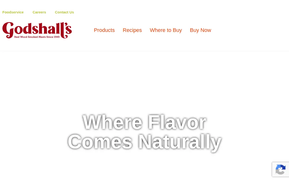 Homepage of Godshalls Quality Meats INC