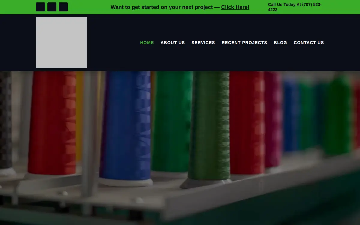 Homepage of Ink & Threads LLC