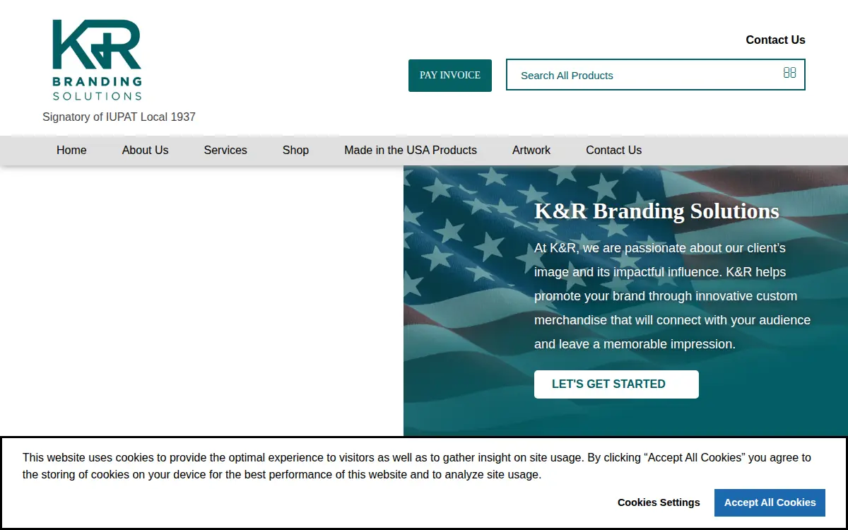 Homepage of K & R Industries, INC.