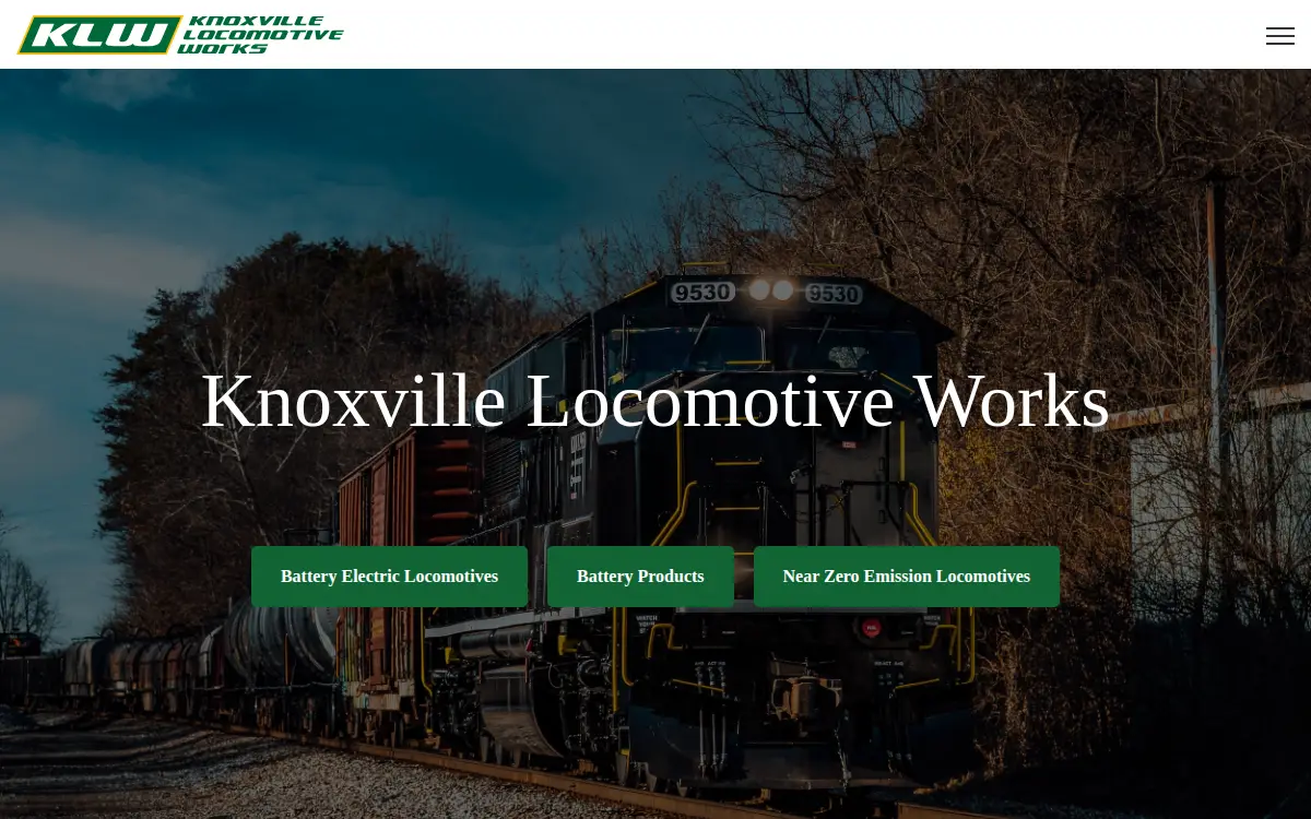 Homepage of Knoxville Locomotive Works, INC.