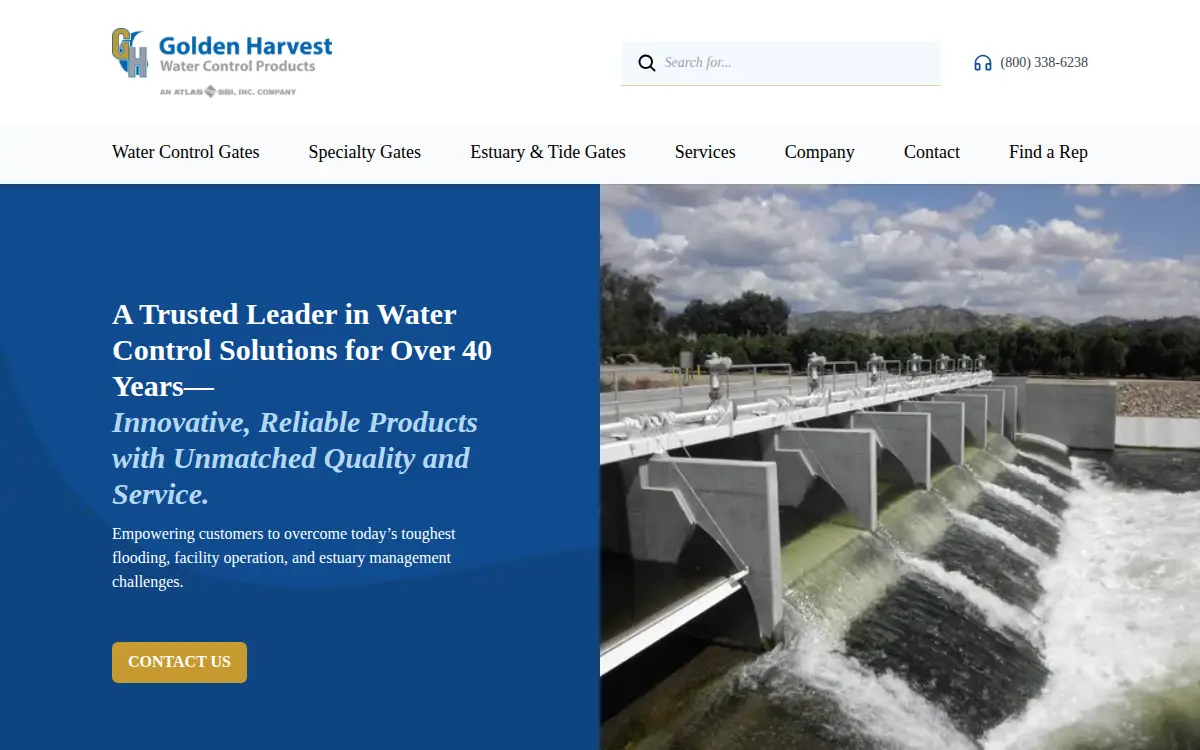 Homepage of Golden Harvest, INC.