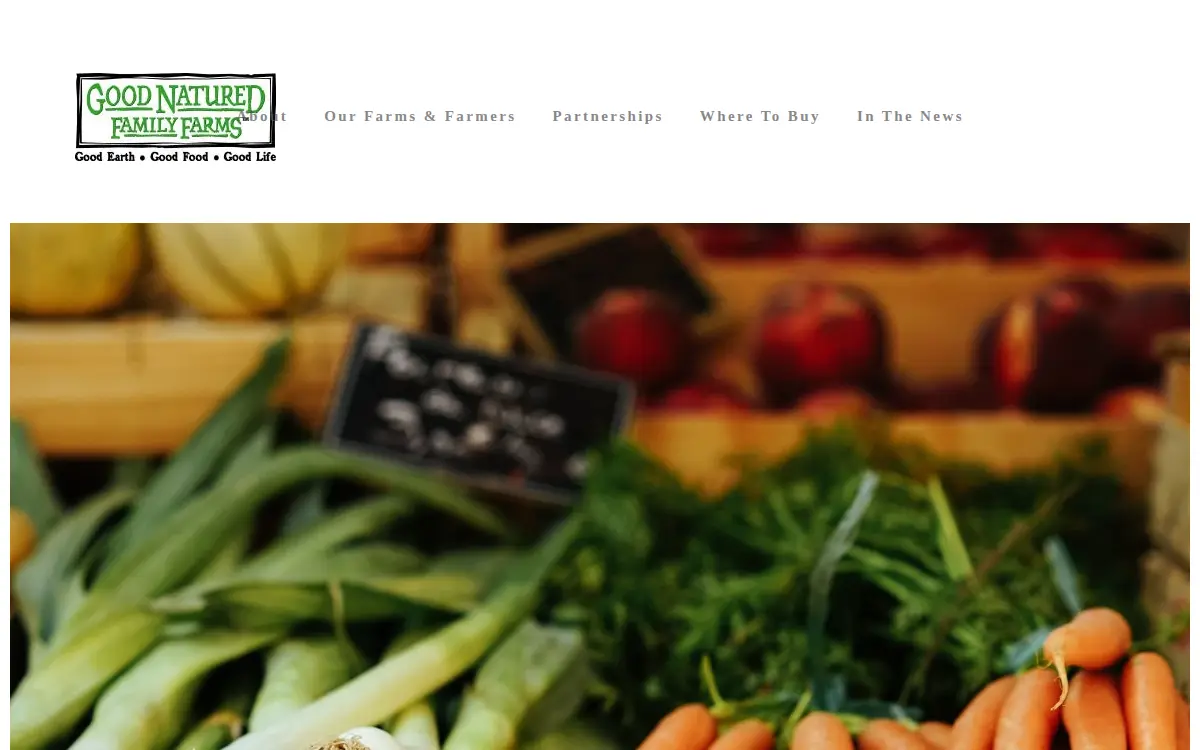 Homepage of Rainbow Organic Farms CO.