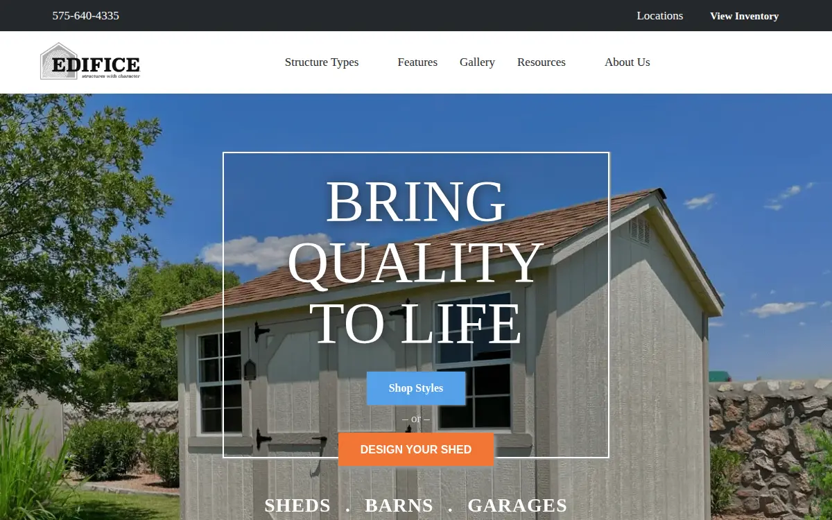 Homepage of Edifice, INC.