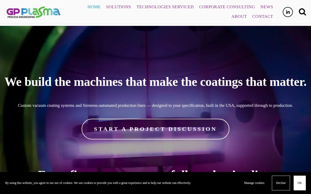 Homepage of Gp Plasma 2, LLC