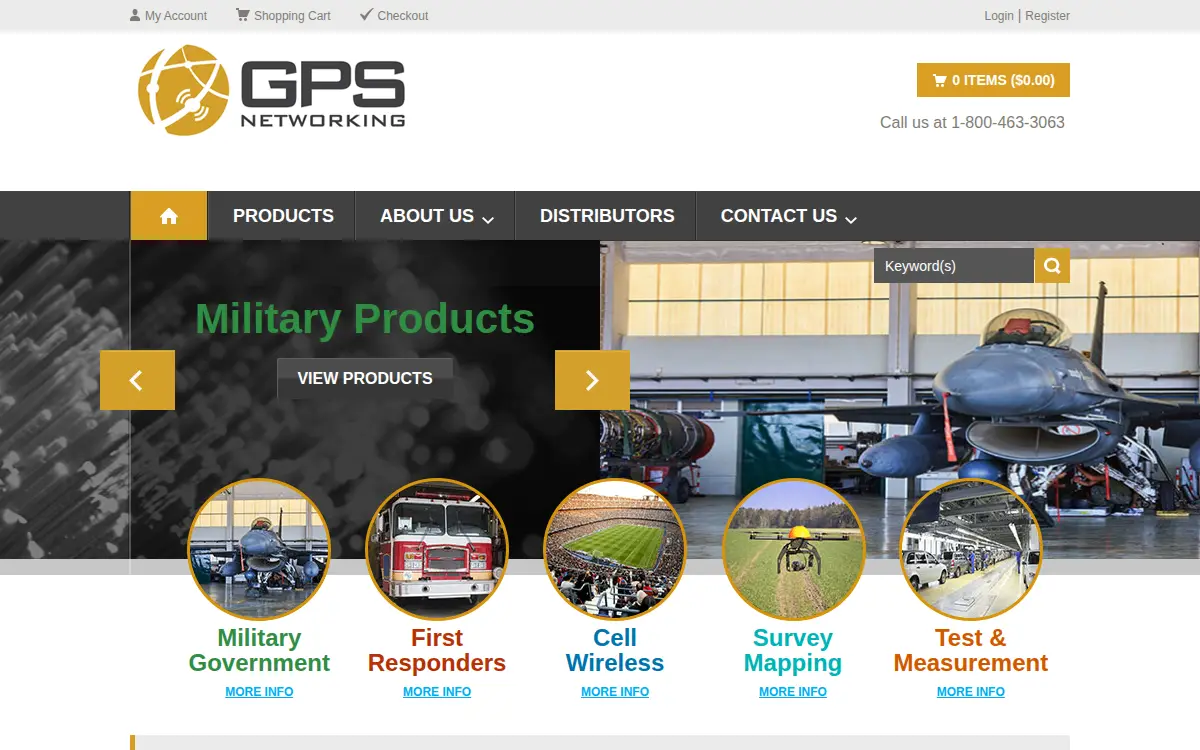 Homepage of Gps Networking INC