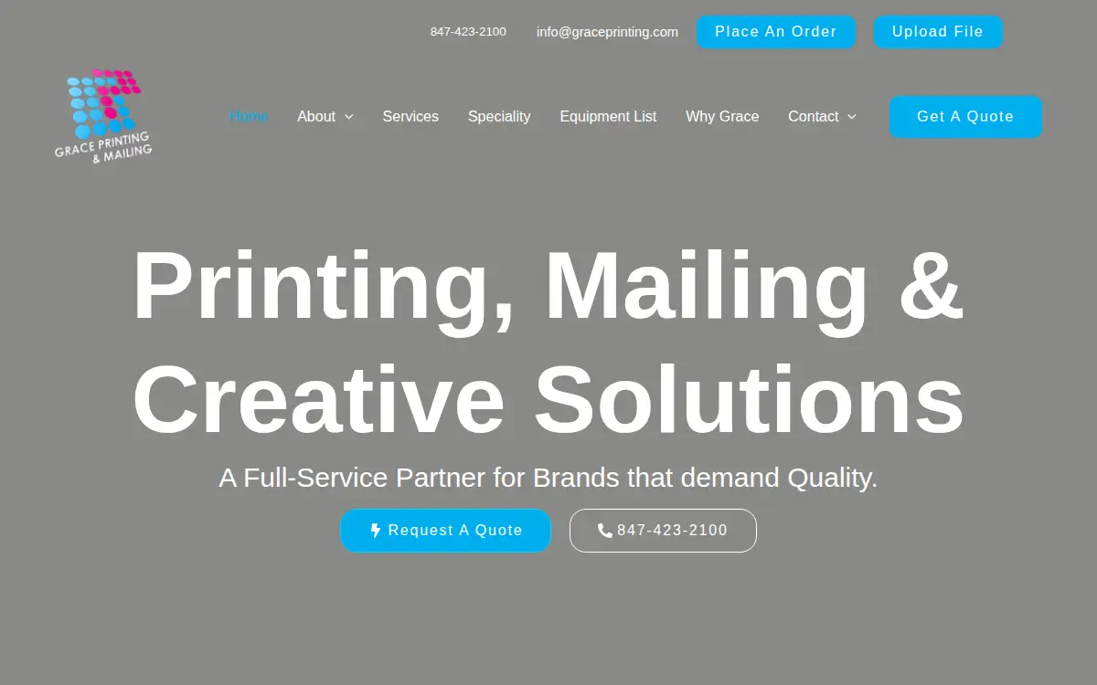 Homepage of Grace Enterprises, INC.