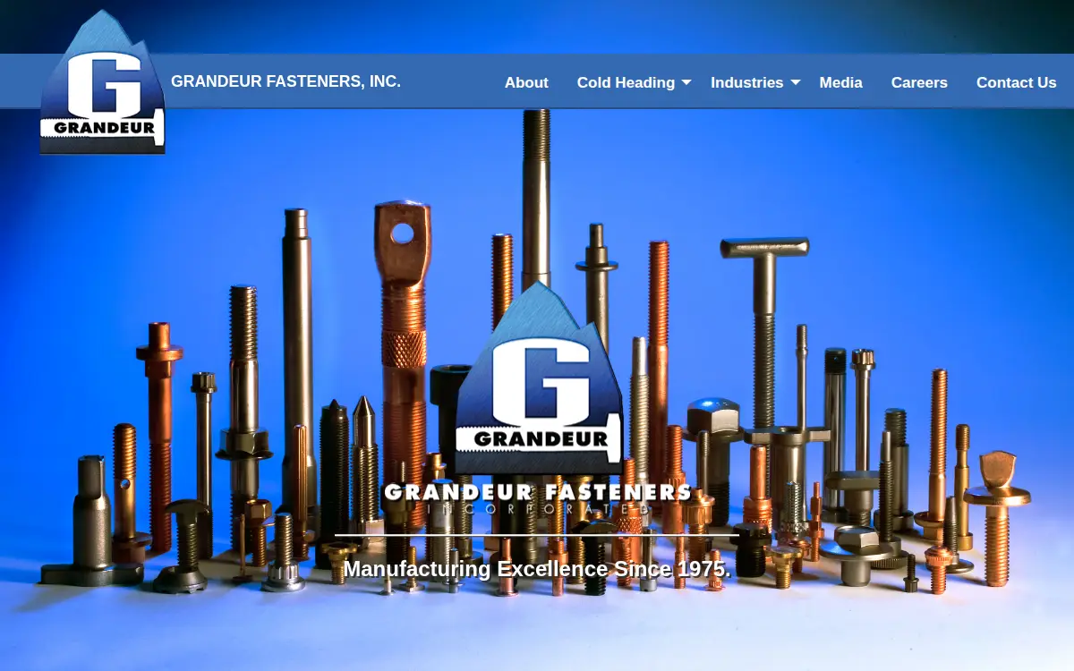 Homepage of Grandeur Fasteners INC