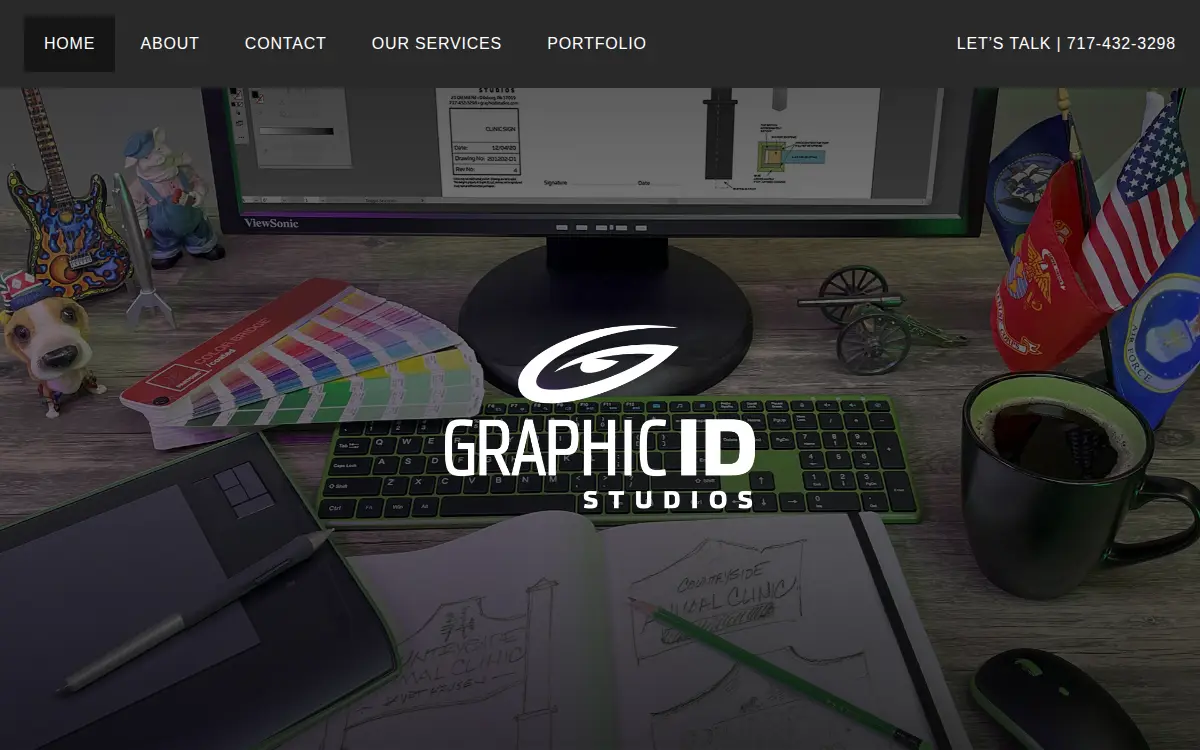 Homepage of Graphic Id LLC