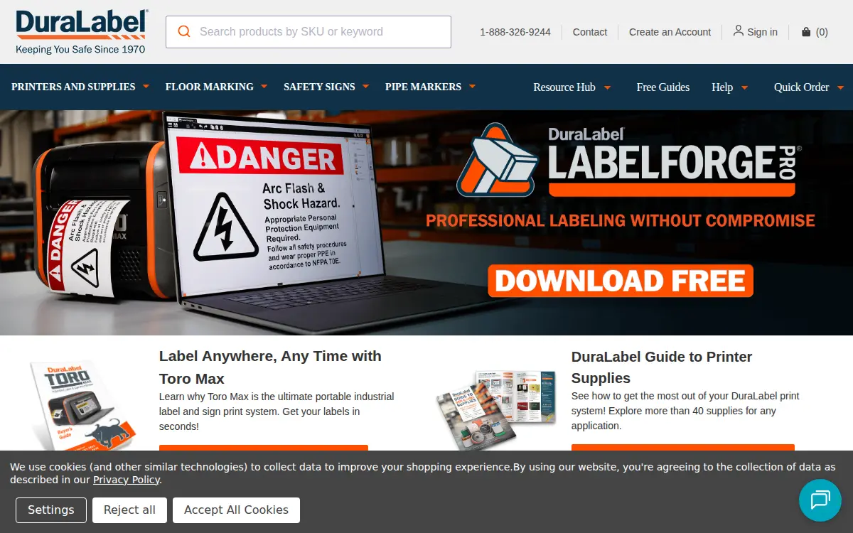 Homepage of Graphic Products INC