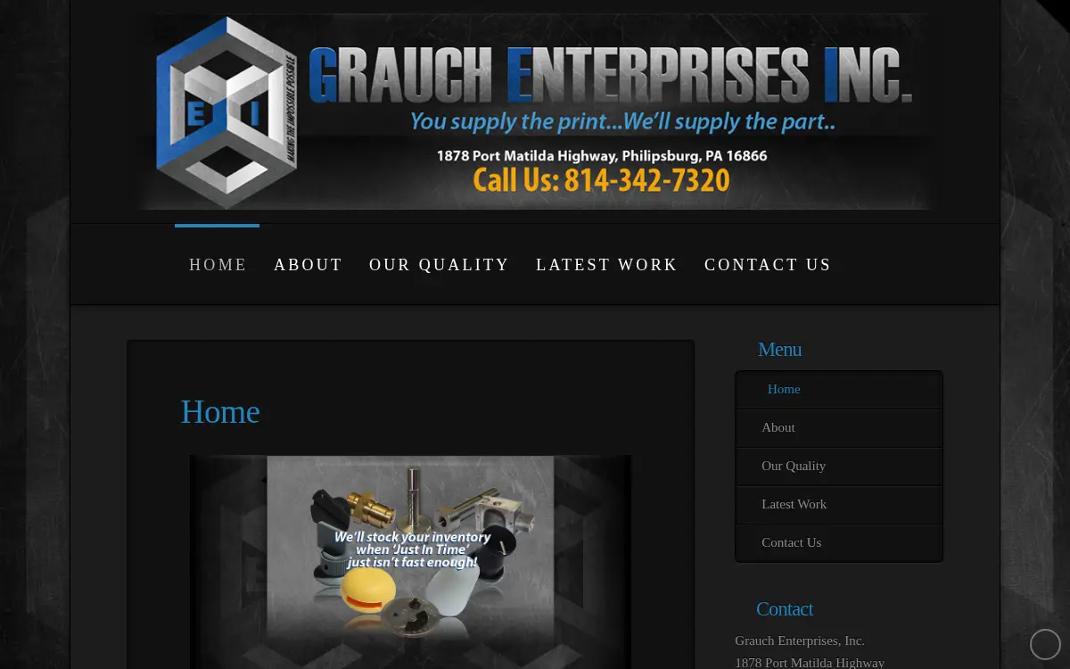 Homepage of Grauch Enterprises, INC