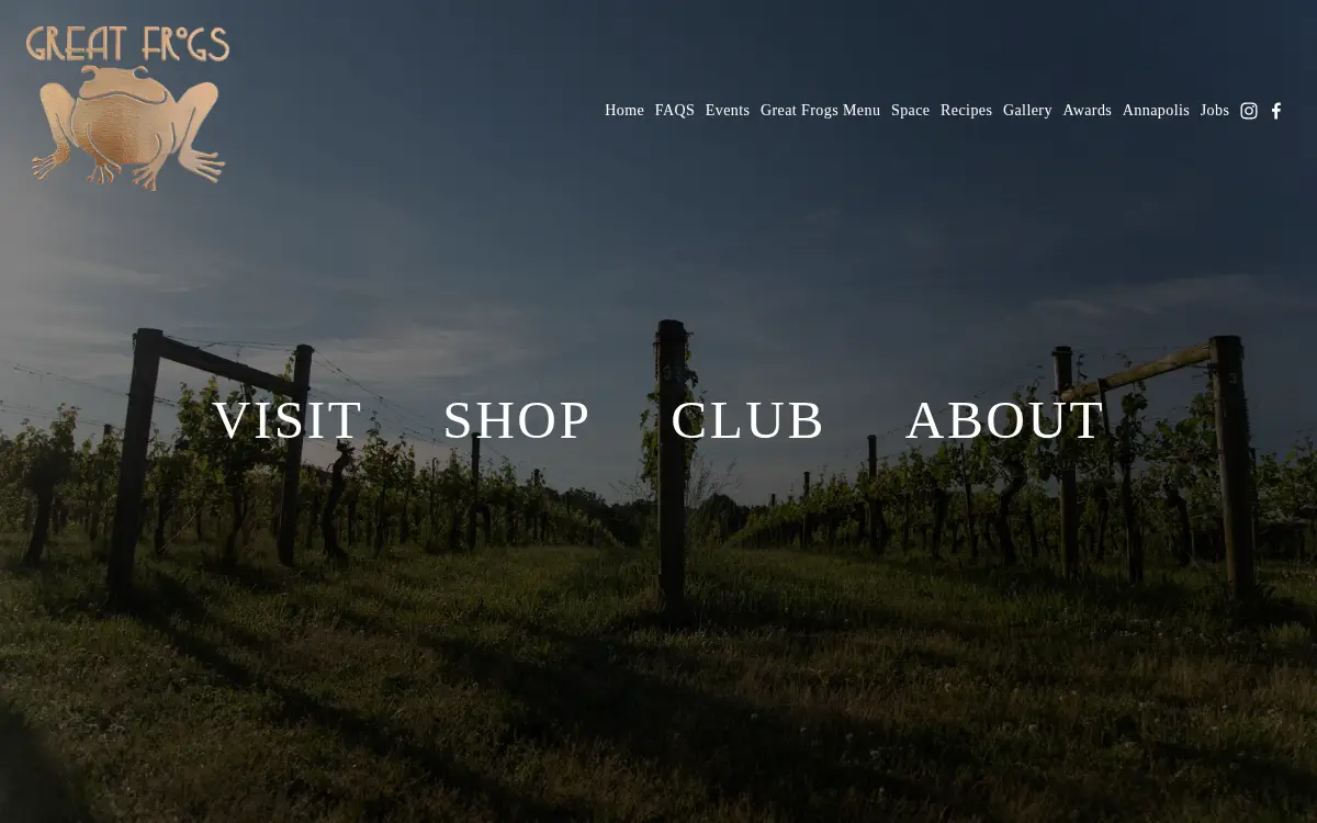 Homepage of Great Frogs LLC
