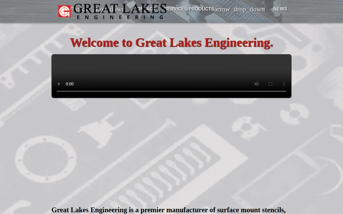 Homepage of Great Lakes Engineering, INC