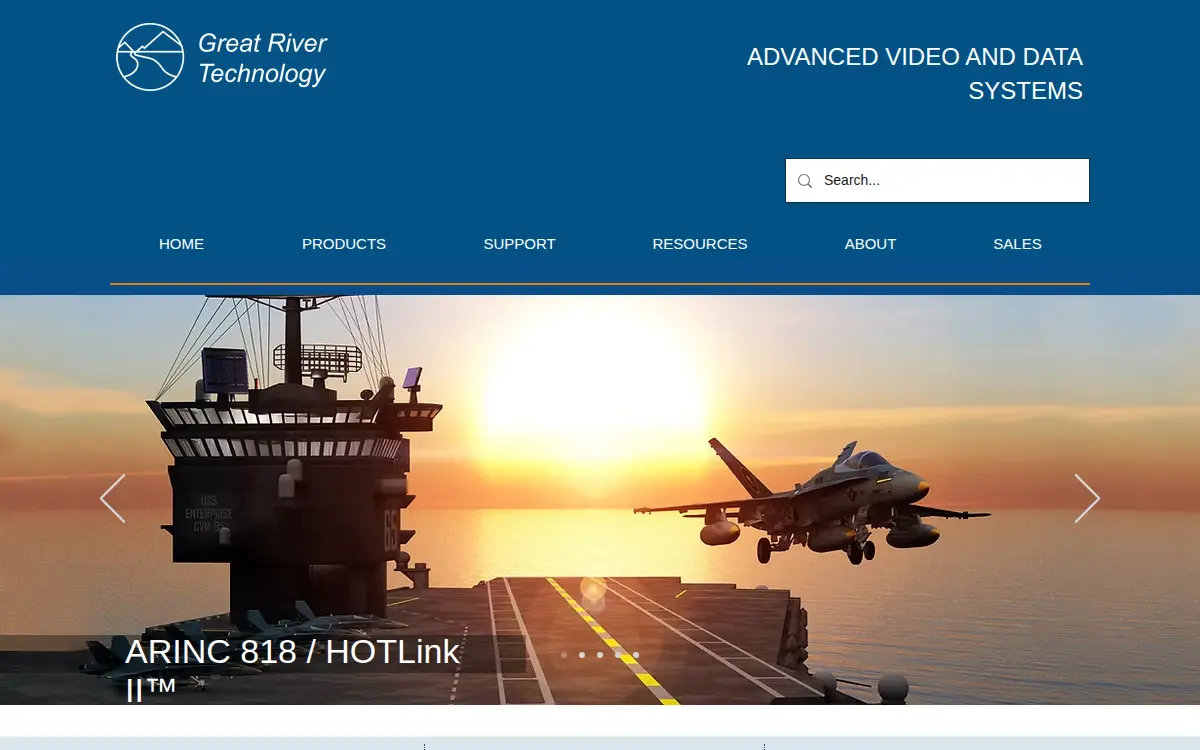 Homepage of Great River Technology Incorporated