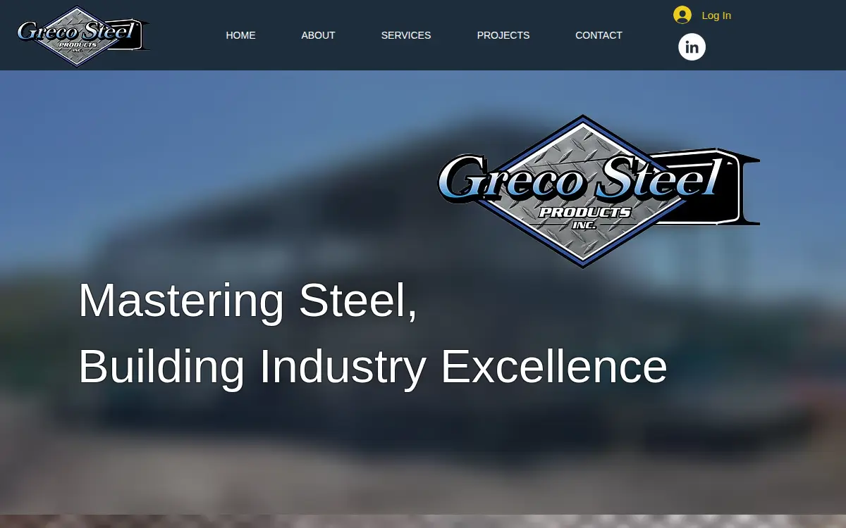 Homepage of Greco Steel Products, INC