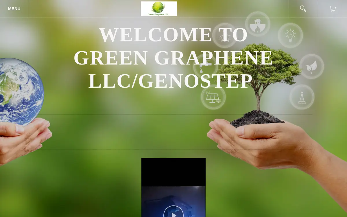 Homepage of Green Graphene LLC