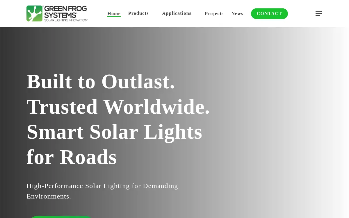 Homepage of Green Frog Systems INC