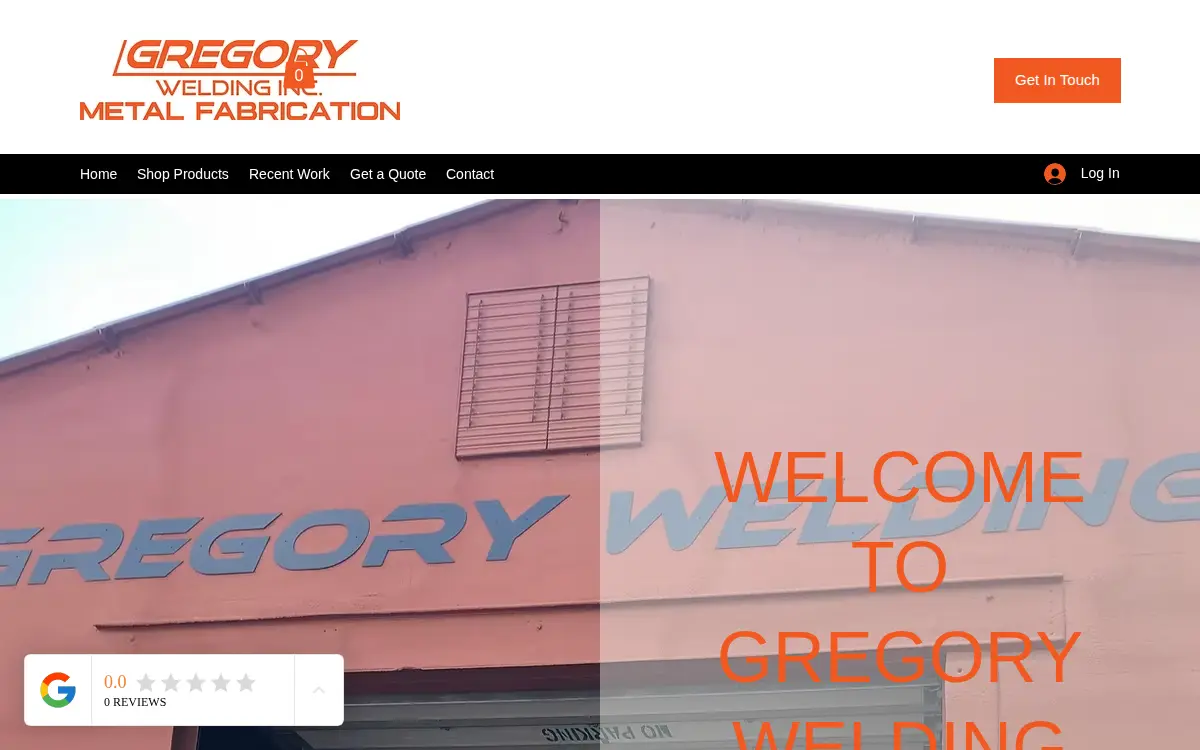 Homepage of Gregory Welding, INC