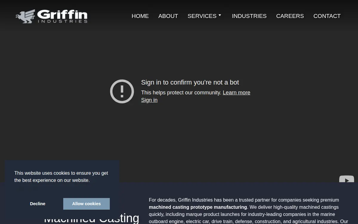 Homepage of Griffin Industries LLC