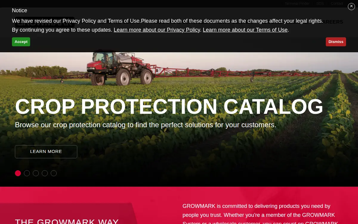 Homepage of Growmark, INC.