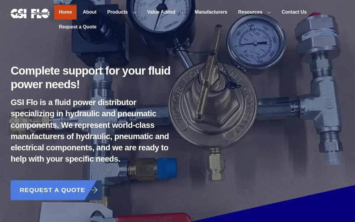 Homepage of Gsi Industrial Solutions, INC.