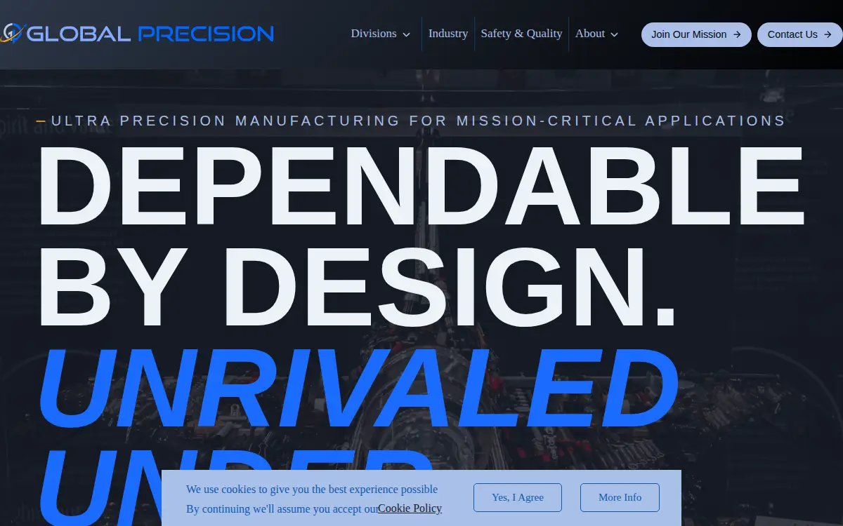 Homepage of G.s. Precision, INC. - Keene Division