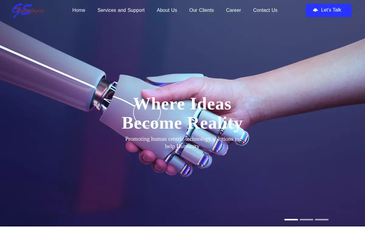 Homepage of Gs Technologies, LLC