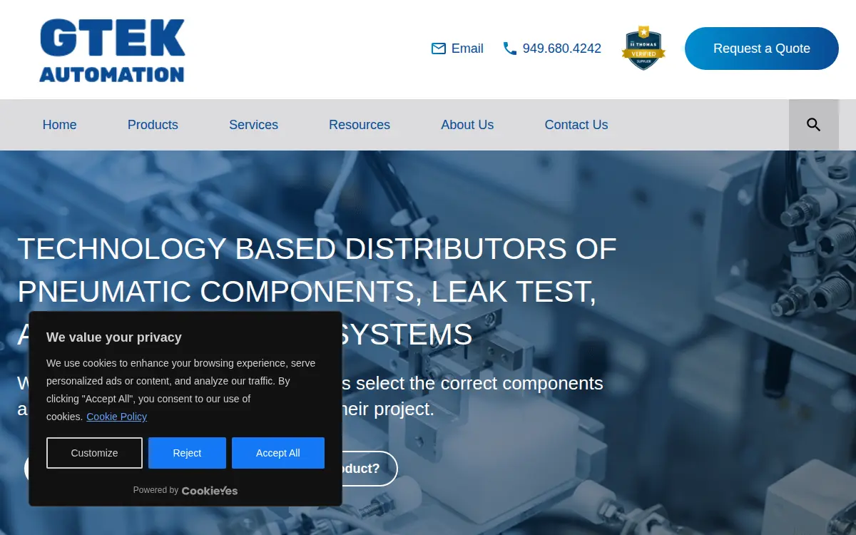 Homepage of Pacific Air Engineering, INC.
