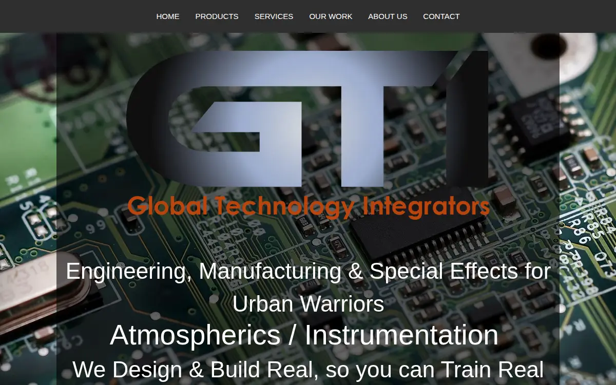 Homepage of Global Technology Integrators LLC
