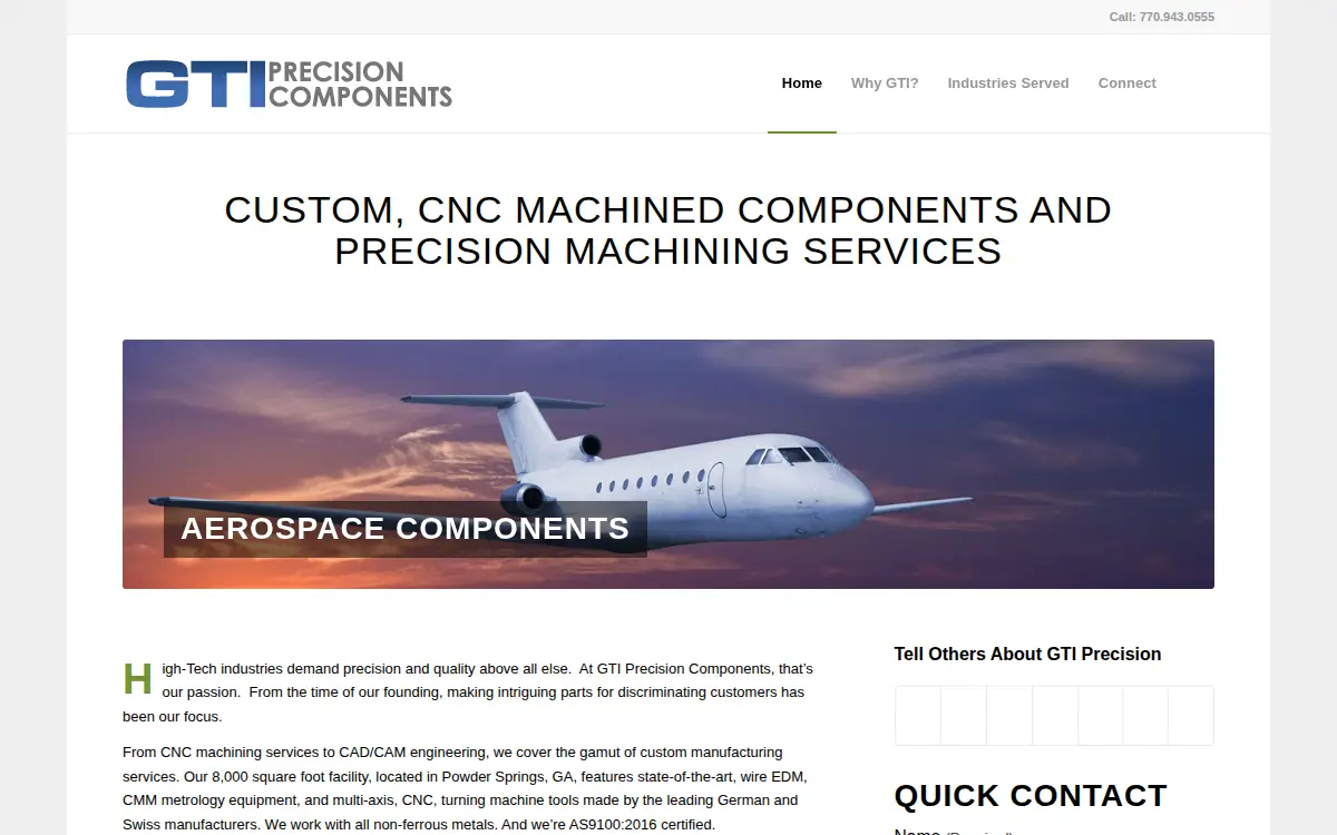 Homepage of Gaging Technology INC