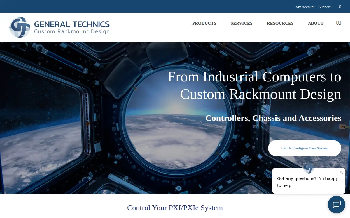 Homepage of General Technics INC.