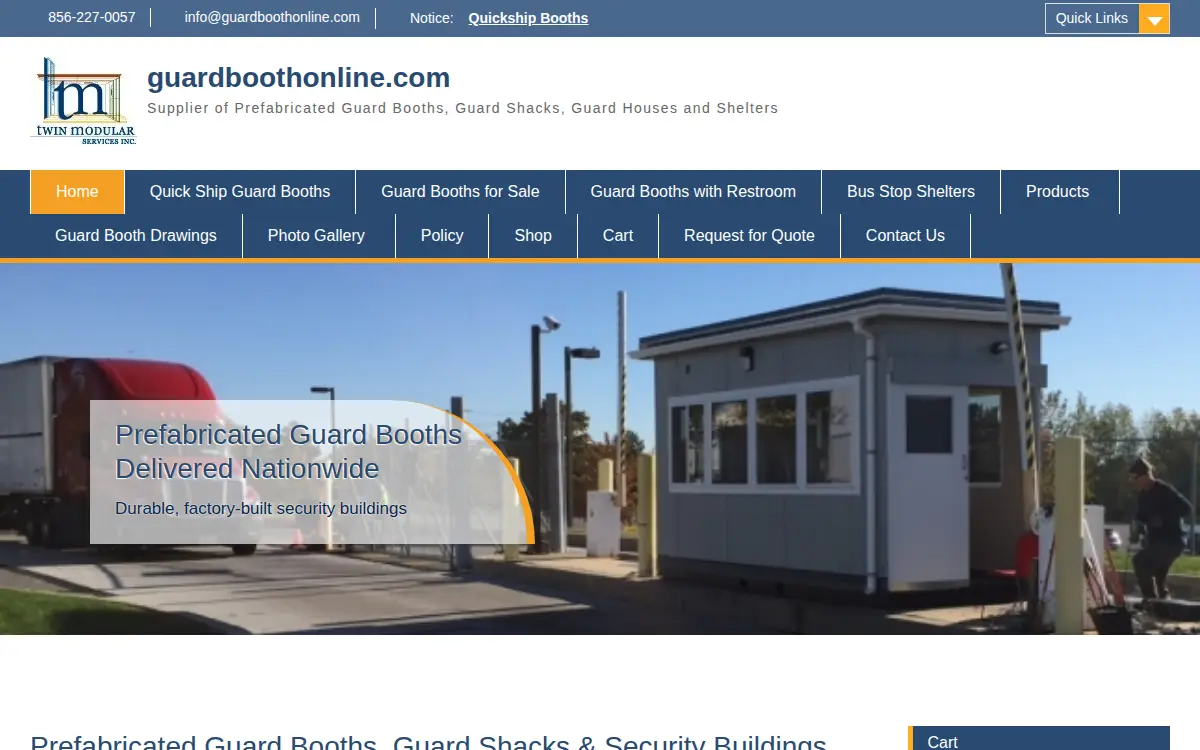 Homepage of Twin Modular Services INC
