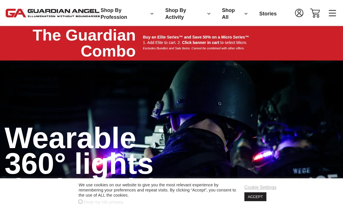 Homepage of Archangel Device LLC