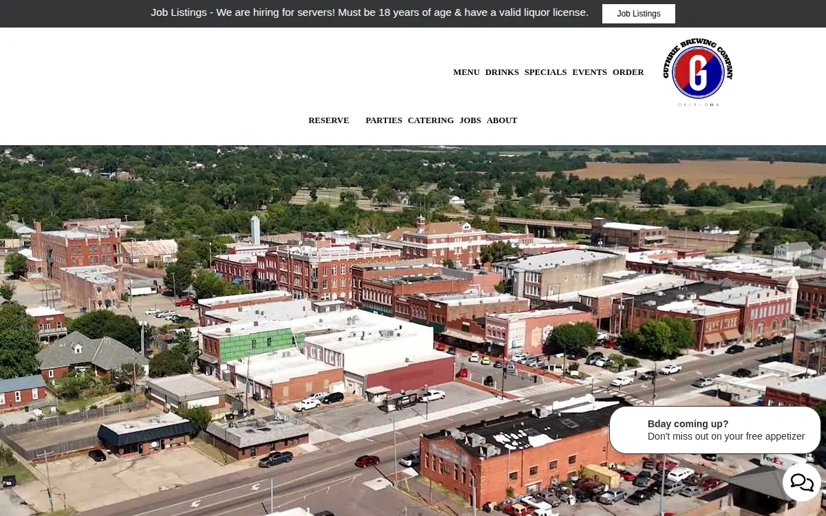 Homepage of Guthrie Brewing CO LLC
