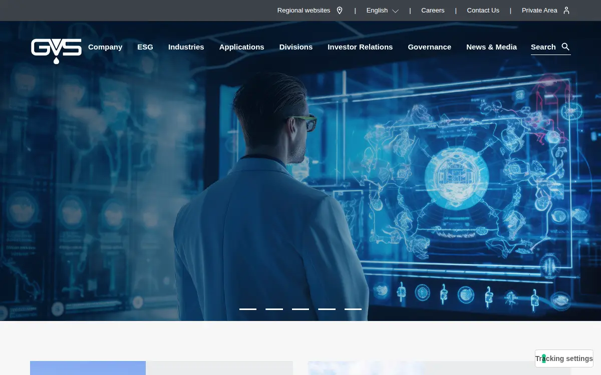 Homepage of Gvs Tm, INC.