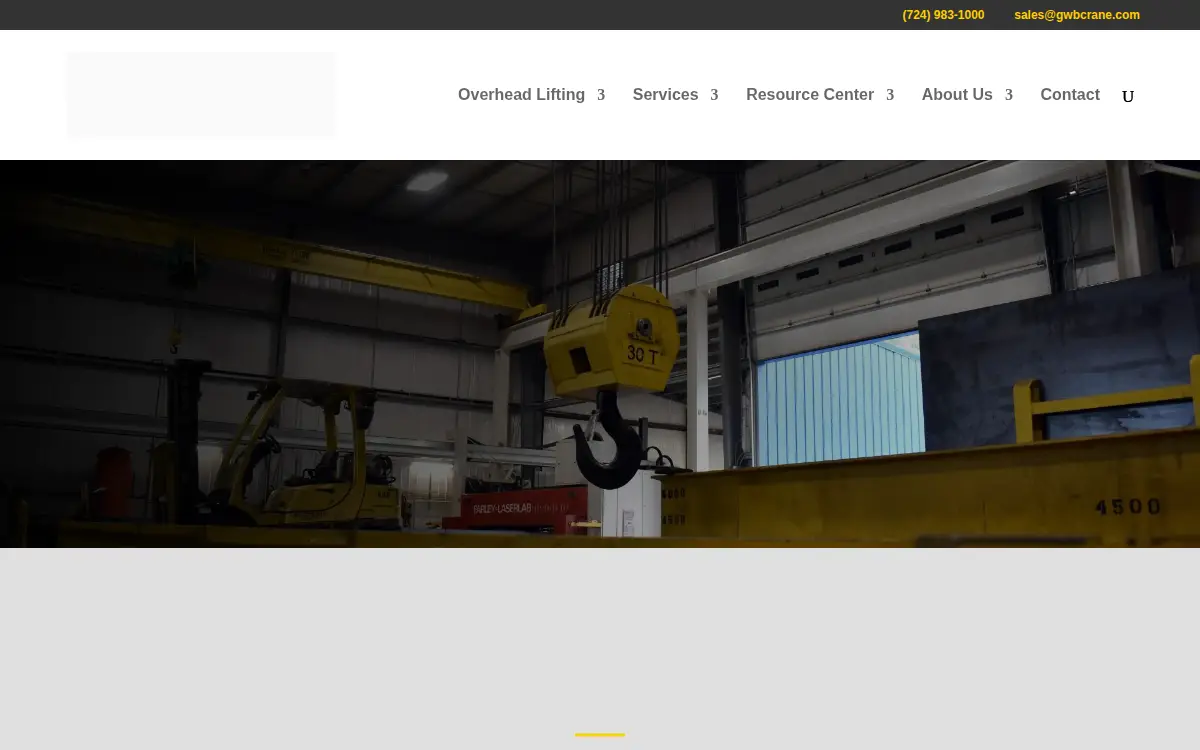 Homepage of G.w. Becker, INC.