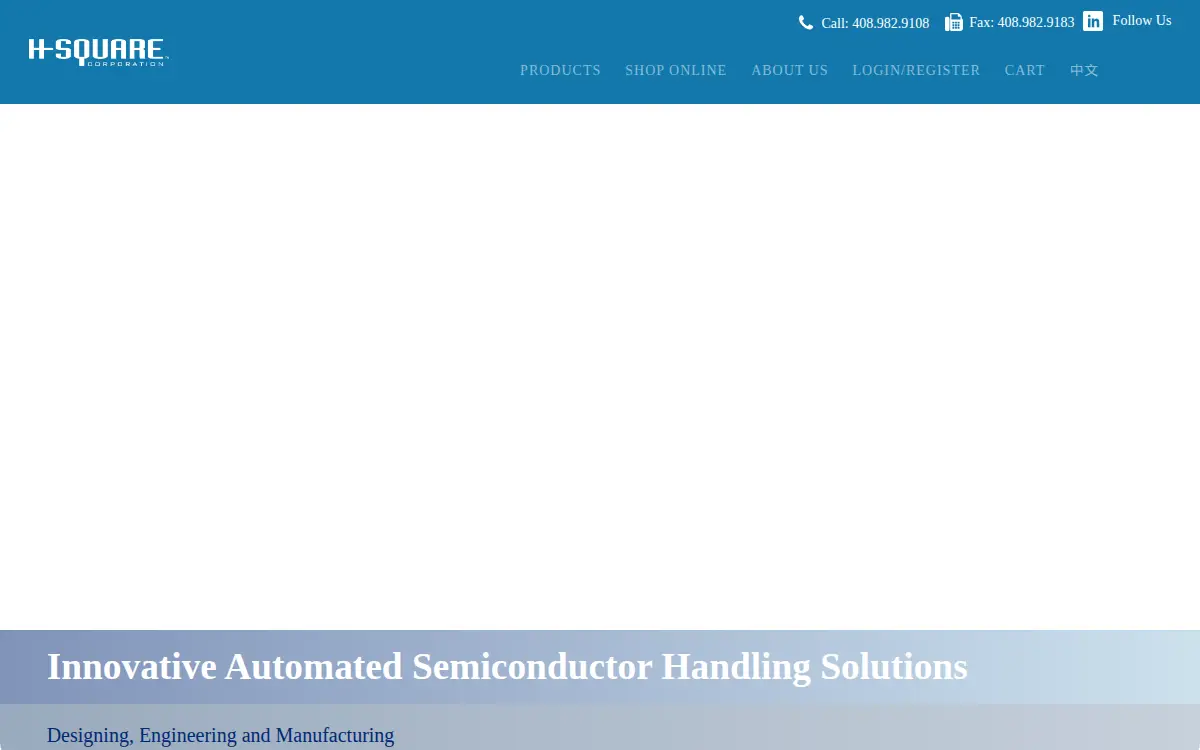 Homepage of H-square Corporation