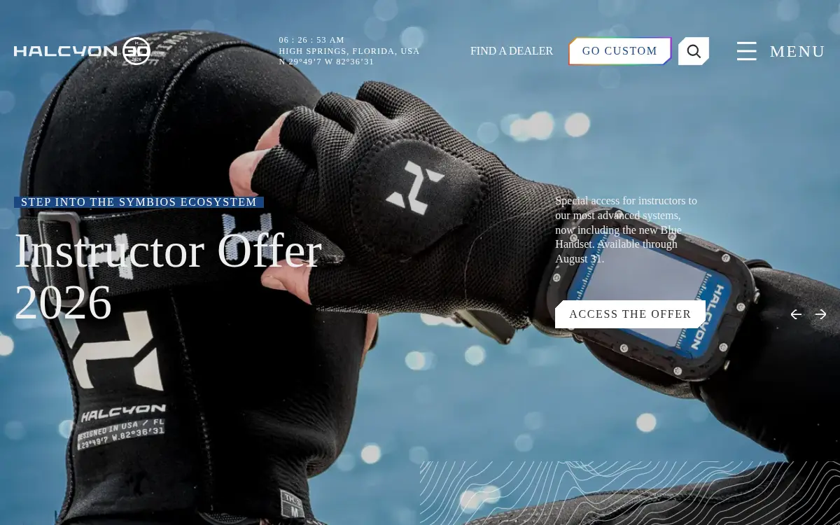 Homepage of Halcyon Manufacturing, INC