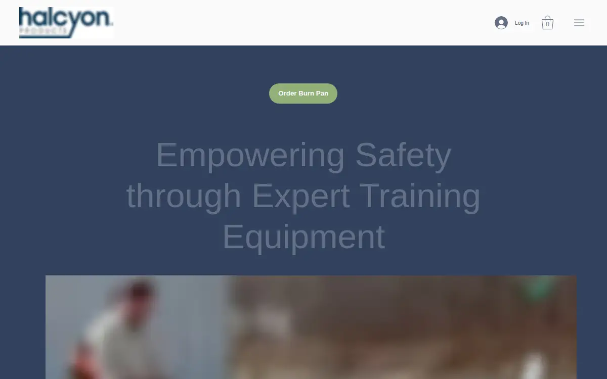 Homepage of Halcyon Products, INC