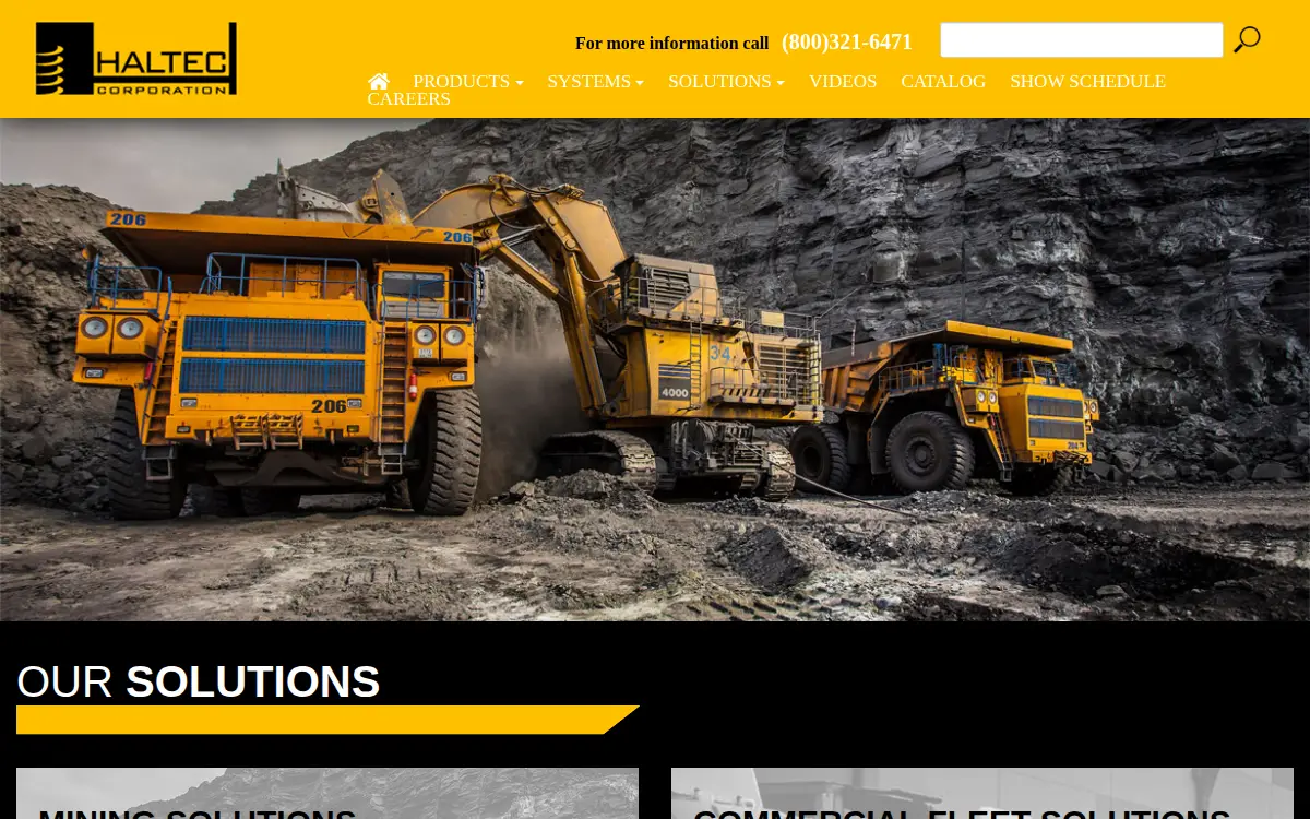 Homepage of Haltec CORP