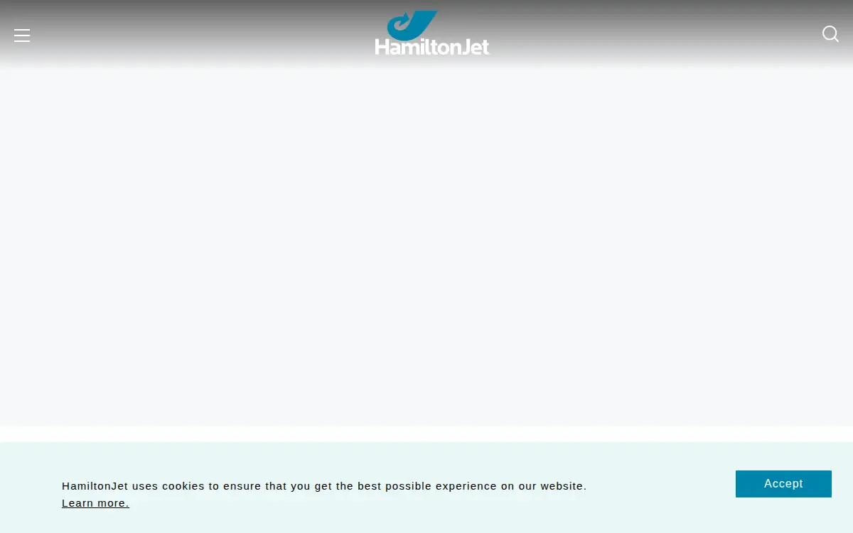 Homepage of Hamilton Jet, INC.