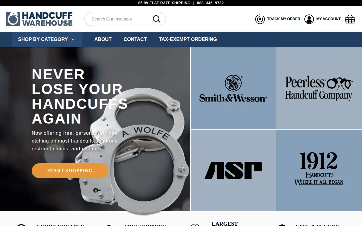 Homepage of Buckstaff Public Safety, INC.