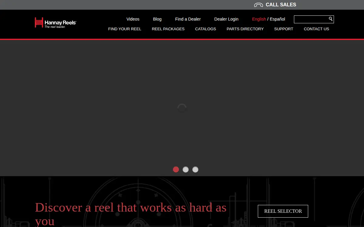 Homepage of Hannay Reels INC