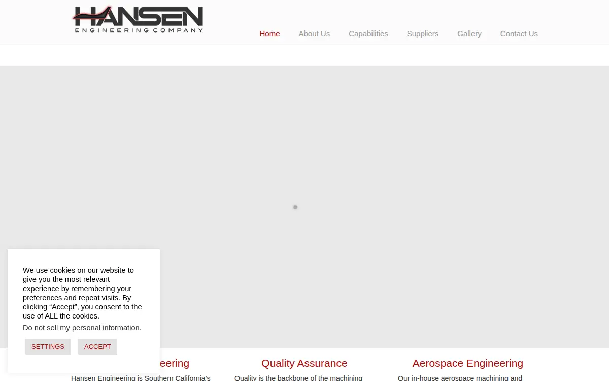 Homepage of Hansen Engineering CO.