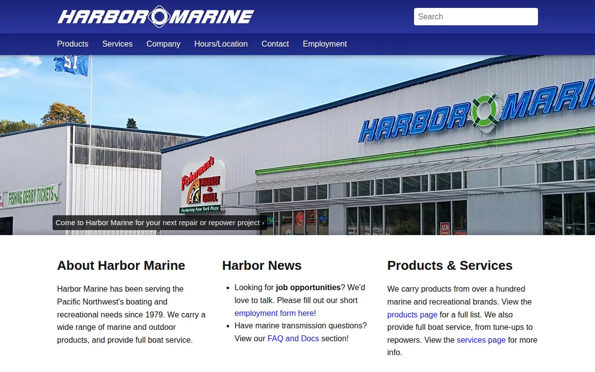 Homepage of Northwest Marine Services LLC