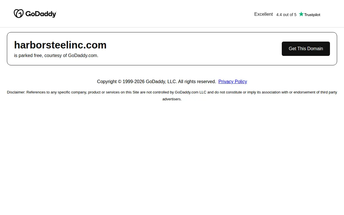 Homepage of Harbor Steel INC