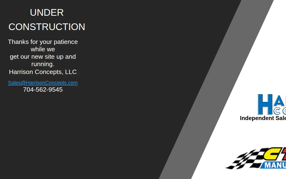 Homepage of Harrison Concepts, LLC